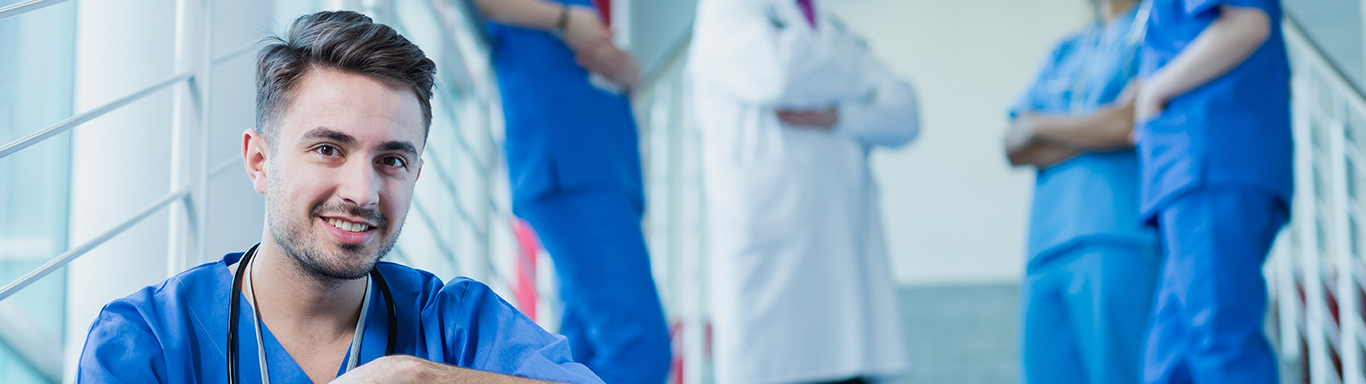 Medizinstudierende in der Klinik